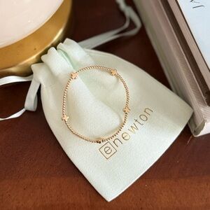 ENewton Gold Bracelet with Cross Charms